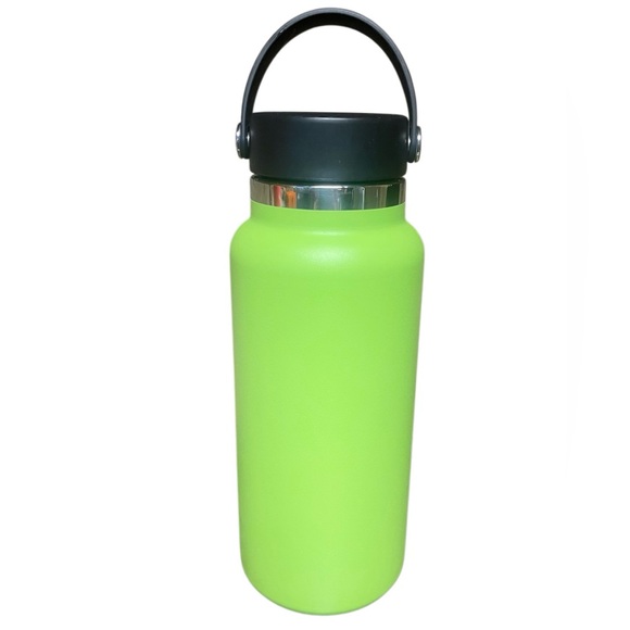 Hydro Flask 32 Oz Wide Mouth Water Bottle Lime Green Citron - Picture 2 of 5